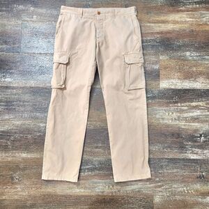 BROOKS BROTHERS KHAKIS CARGO PANTS BUTTON FLY SIZE 34/30
